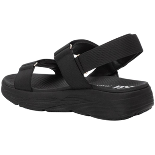MUJER SANDALIA TEXTIL NEGRO