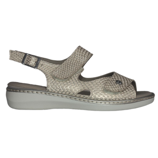 MUJER PITILLOS SANDALIA DOBLE VELCRO ORO