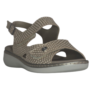 MUJER PITILLOS SANDALIA DOBLE VELCRO ORO