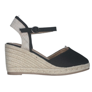 MUJER ESPARTO ANDALUCIA NEGRO TEXTIL