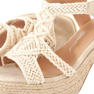MUJER SANDALIA FIESTA TEXTIL HIELO