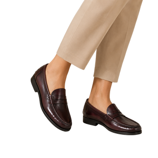 HOMBRE MOCASIN GENGIS MORRIS BURDEOS