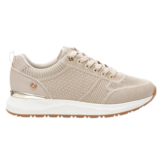 MUJER DEPORTIVA ZAPATO TEXTIL BEIGE 143536