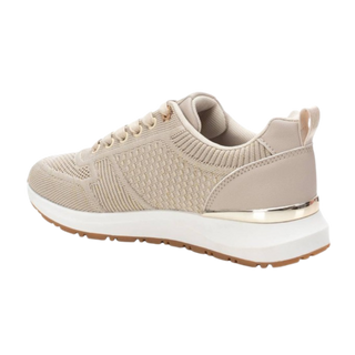 MUJER DEPORTIVA ZAPATO TEXTIL BEIGE 143536