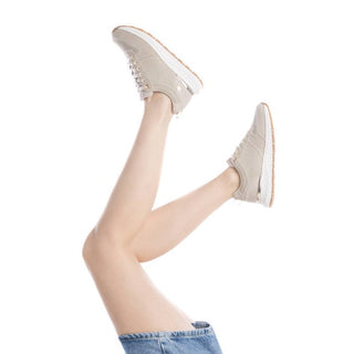MUJER DEPORTIVA ZAPATO TEXTIL BEIGE 143536