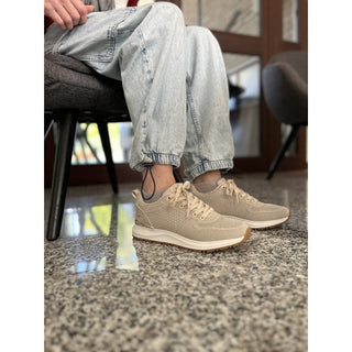 MUJER DEPORTIVA ZAPATO TEXTIL BEIGE 143536