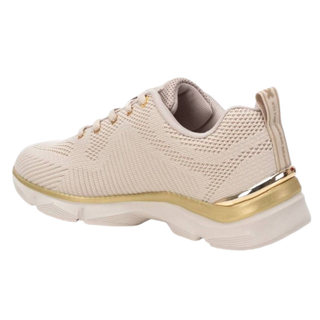 MUJER DEPORTIVA ZAPATO TEXTIL BEIGE 143614