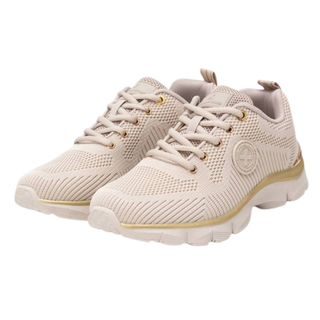 MUJER DEPORTIVA ZAPATO TEXTIL BEIGE 143614