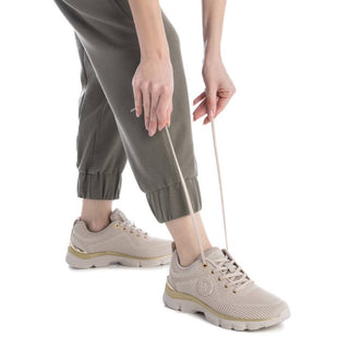 MUJER DEPORTIVA ZAPATO TEXTIL BEIGE 143614