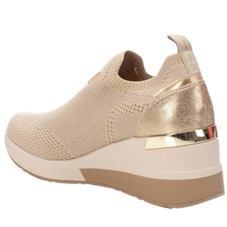 MUJER DEPORTIVA ZAPATO TEXTIL BEIGE 143718