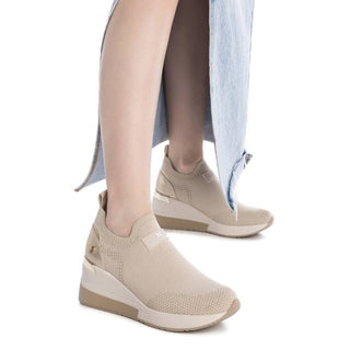 MUJER DEPORTIVA ZAPATO TEXTIL BEIGE 143718