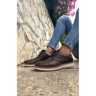 HOMBRE CASUAL ZAPATO XTI CRO MARRON