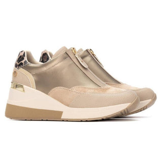 MUJER DEPORTIVA CUÑA BEIGE