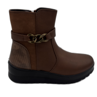 MUJER SXCN BOTIN CU¥A DAKOTA CUERO