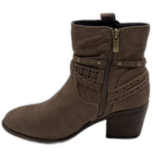 MUJER SXTM BOTIN TACON MEDIO URBAN TAUPE