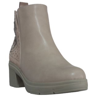 MUJER SXTM BOTIN TACON MEDIO VENTISCA BEIGE