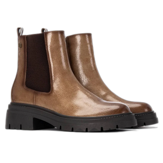 MUJER BOTIN PLANO MONACO BEIGE
