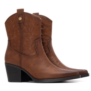 MUJER SXTI BOTIN TACON MADRID CAMEL