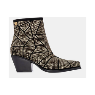 MUJER SXTI BOTIN TACON MEDIO CAPRI ORO
