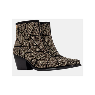 MUJER SXTI BOTIN TACON MEDIO CAPRI ORO