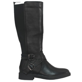 MUJER SBPL BOTA ELASTICO DESTELLO NEGRO