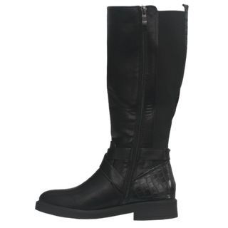 MUJER SBPL BOTA ELASTICO DESTELLO NEGRO