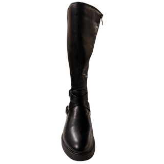 MUJER SBPL BOTA ELASTICO DESTELLO NEGRO