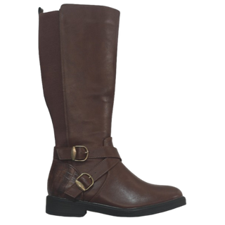 MUJER SBPL BOTA ELASTICO DESTELLO CUERO