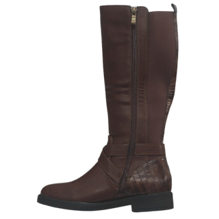MUJER SBPL BOTA ELASTICO DESTELLO CUERO