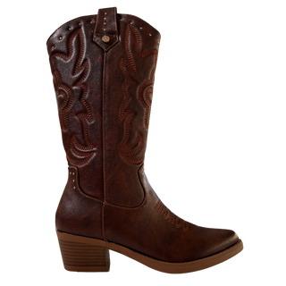 MUJER BOTA XTI COWBOY RIVEL CAMEL