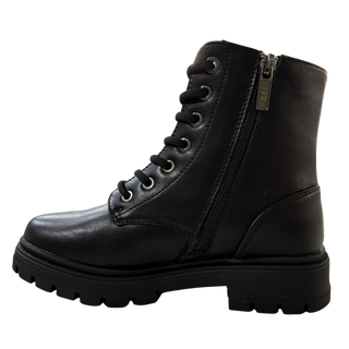 NIÑO BOTIN MILITAR XTI NEGRO