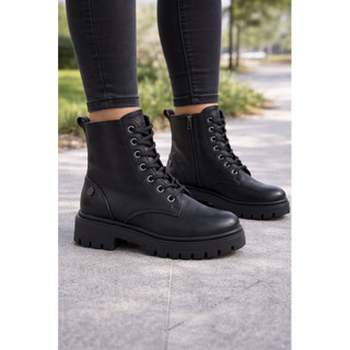 NIÑO BOTIN MILITAR XTI NEGRO
