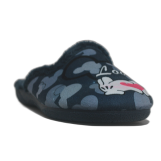 MUJER ZAPATILLAS DE ESTAR POR CASA GLISSIS MARINO