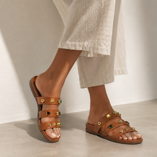MUJER SANDALIA CAPRI CAMEL