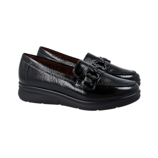 MUJER MOCASIN CON ADORNO NEGRO