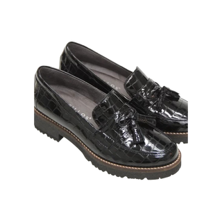 MUJER MOCASIN EN COCO NEGRO