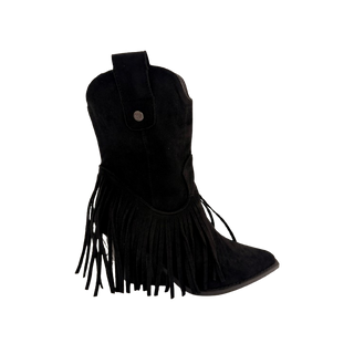 MUJER SBVQ BOTIN COWBOY TEXAS NEGRO
