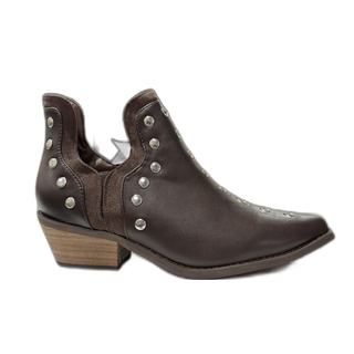 MUJER SBVQ BOTIN ISELA TACHUELA MARRON