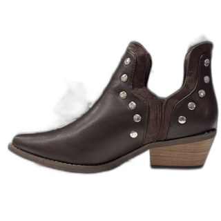 MUJER SBVQ BOTIN ISELA TACHUELA MARRON