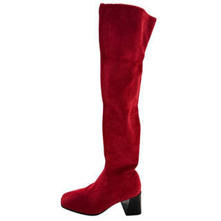 MUJER VELVET ROJO