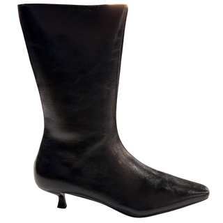 MUJER SXTM BOTIN TACON OLIVA NEGRO
