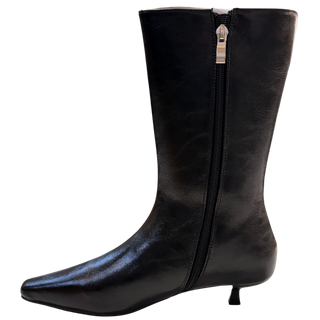 MUJER SXTM BOTIN TACON OLIVA NEGRO
