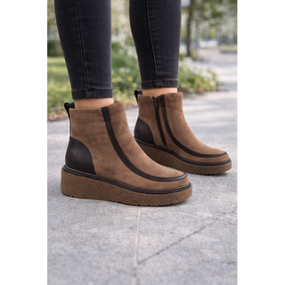 MUJER SXPL BOTIN PLATAFORMA KIRA APRICOT