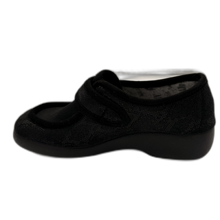 HOMBRE ZAPATILLAS DE ESTAR POR CASA MONET NEGRO