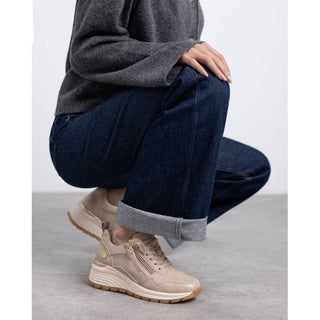 MUJER DEPORTIVA ZAPATO LAVANDA C. BEIGE