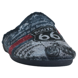 HOMBRE ZAPATILLAS DE ESTAR POR CASA RUTA 66 MARINO
