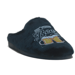 HOMBRE ZAPATILLAS DE ESTAR POR CASA BEER MARINO