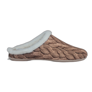 MUJER ZAPATILLAS DE ESTAR POR CASA LANA BEIG