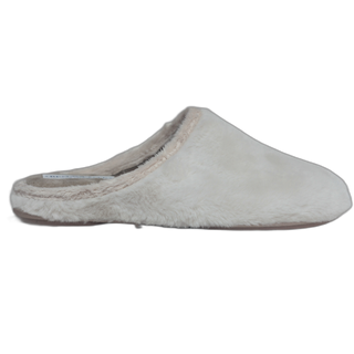 MUJER ZAPATILLAS DE ESTAR POR CASA PELITOS BEIG