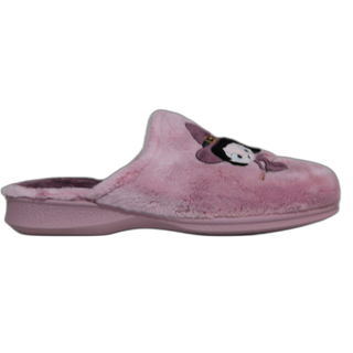 MUJER ZAPATILLAS DE ESTAR POR CASA MONTLIS (B. BRUJA / FRASE) MALVA-MOR
